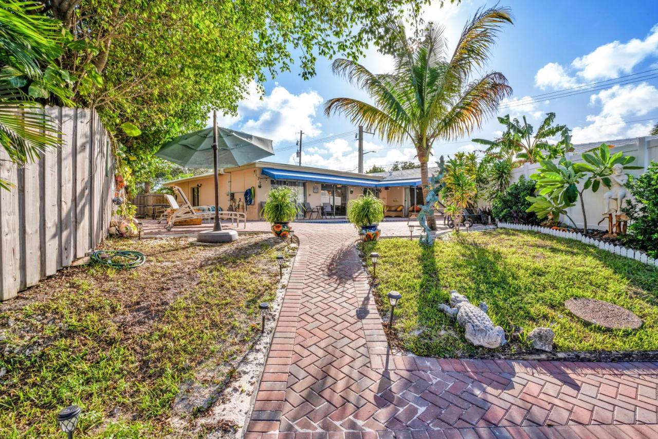 4 Bd Near Beach Spacious Solar Heated Pool Waterfront Home Pompano Beach Extérieur photo