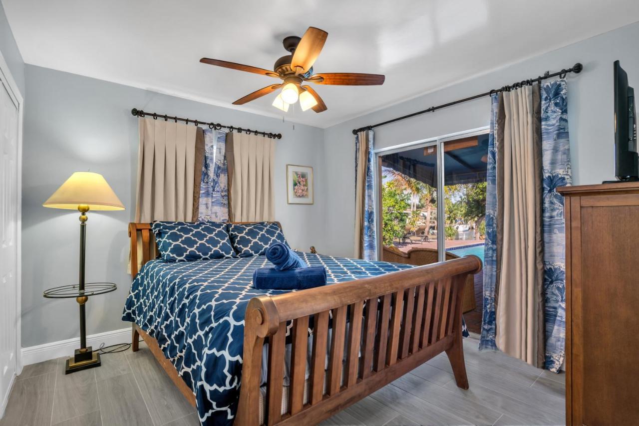 4 Bd Near Beach Spacious Solar Heated Pool Waterfront Home Pompano Beach Extérieur photo