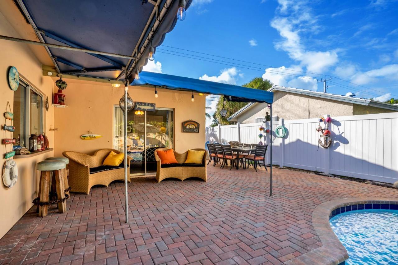 4 Bd Near Beach Spacious Solar Heated Pool Waterfront Home Pompano Beach Extérieur photo